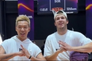 全网热议！里夫斯三分球对决网红许涛，球迷沸腾：这就是实力！