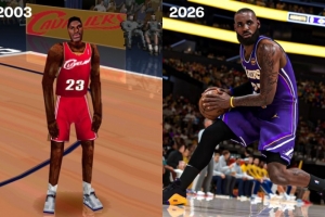 詹姆斯古今形象大对比：从2003年到2026年