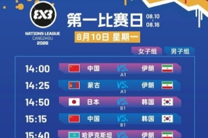 战报：FIBA3x3 U23联赛沧州站开幕