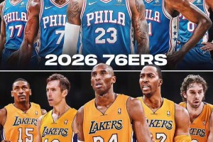 F4战队！美媒：26年76人vs13年湖人，哪只球队更强？