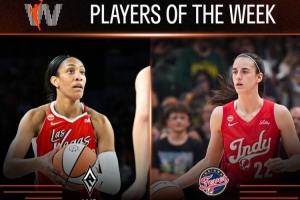 WNBA第10周东西部周最佳揭晓 王牌威尔逊与狂热克拉克领跑
