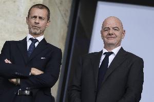 电讯报：欧足联发函考虑对FIFA提起诉讼，警告因凡蒂诺勿销毁证据